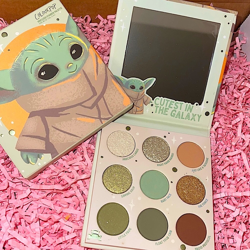 🍒BOGO50%🍒 🆕💚COLOURPOP x STAR WARS: Mandalorian The Child Palette - Picture 3 of 11